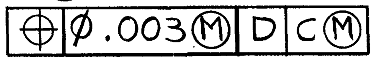 Feature control frame with mixed symbols
