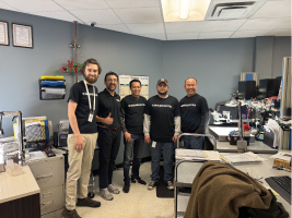 Manufacturing team in a workshop